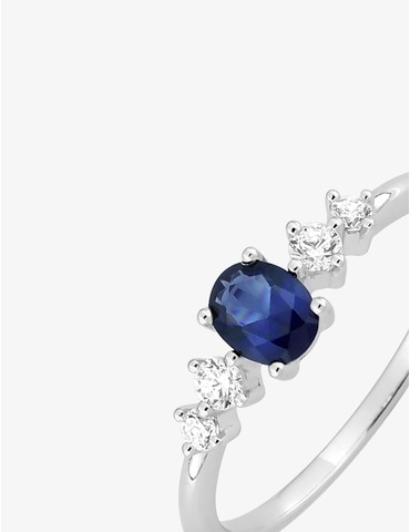 Bague argent 925 ‰ rhodié...