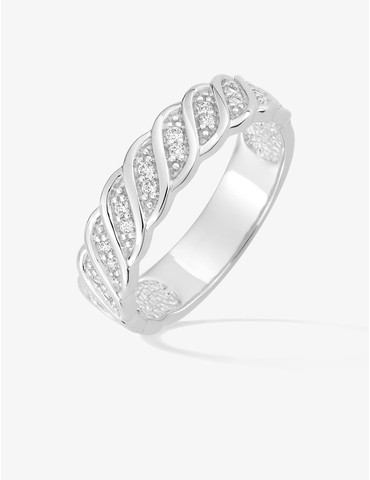 Bague en argent 925 ‰...