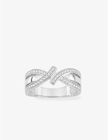 Bague fantaisie en argent...