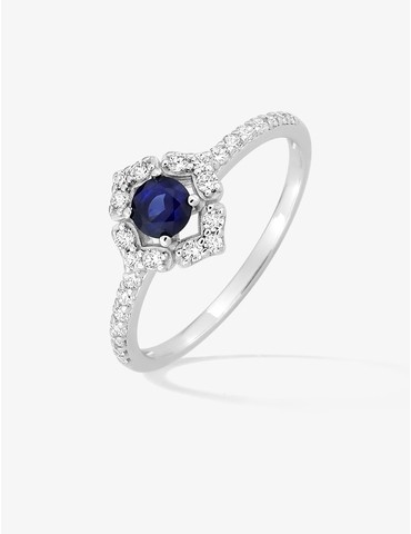 Bague argent 925 ‰ rhodié...