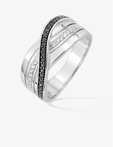 Bague argent 925 ‰ rhodié...