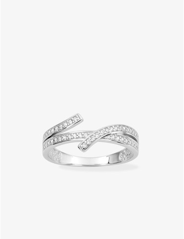 Bague fantaisie en argent...