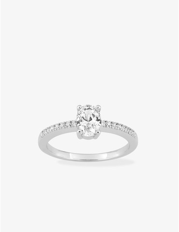 Bague fantaisie en argent...