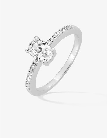 Bague fantaisie en argent...