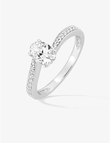 Bague en argent 925 ‰...