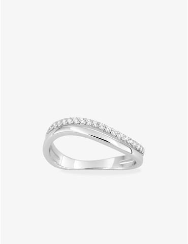 Bague double anneau en...