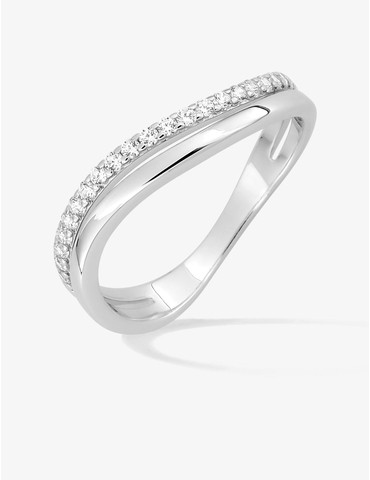 Bague double anneau en...