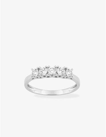 Bague diamants synthétiques...