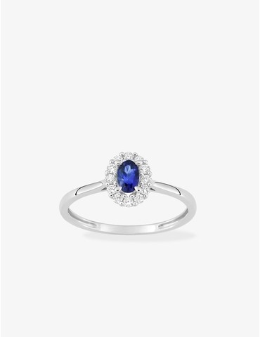 Bague saphir synthétique...
