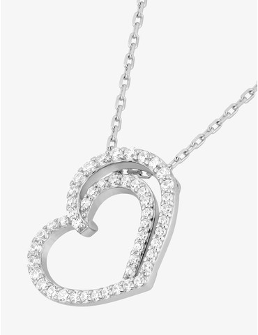 Collier en argent 925‰ cœur...