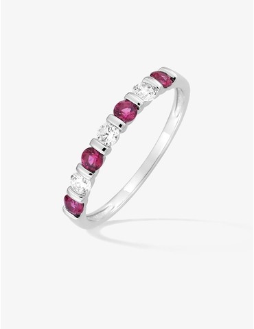 Bague alliance en argent...