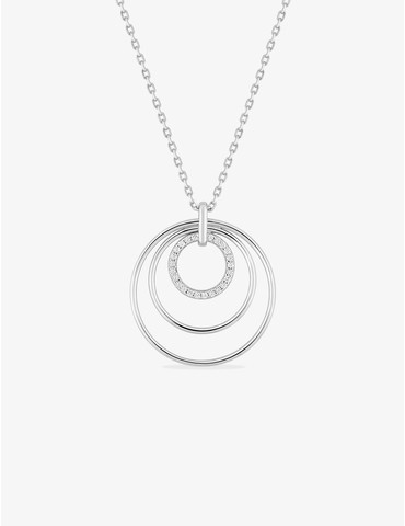 Collier en argent gris...