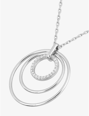 Collier en argent gris...