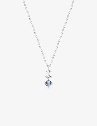 Collier en argent gris...