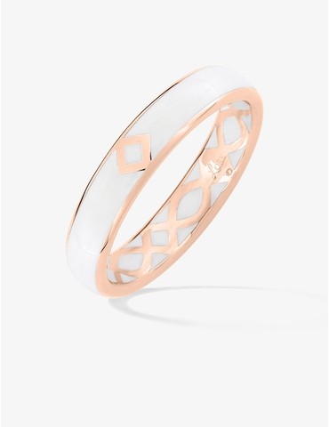 Bague or 375 ‰ rose et...