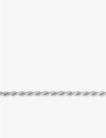 Collier chaîne corde argent...