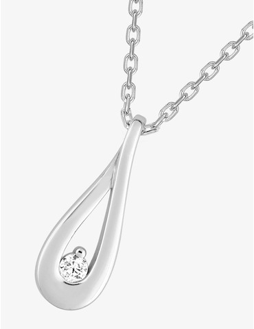 Collier larme en argent 925...