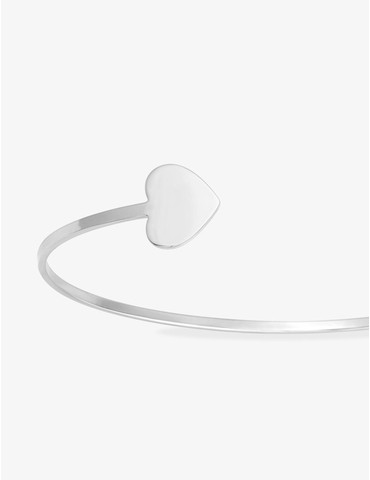 Bracelet ouvert cœurs en...