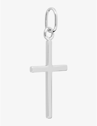 Pendentif croix fine en...