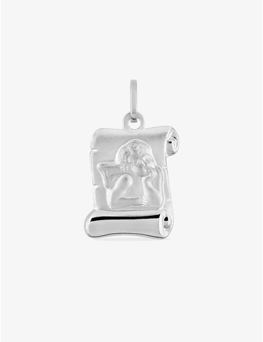 Médaille motif ange, argent...