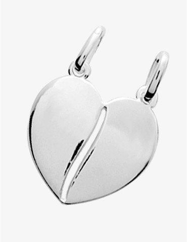 Pendentif cœur sécable en...