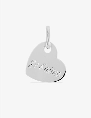 Pendentif cœur "Je t'aime"...