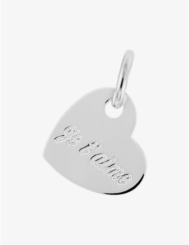 Pendentif cœur "Je t'aime"...