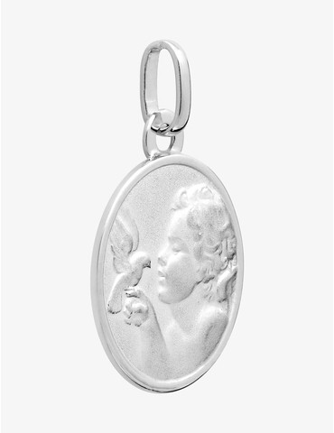 Médaille enfant et colombe...