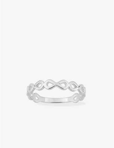 Bague motifs infini en...