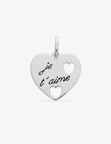Pendentif cœur à message en...