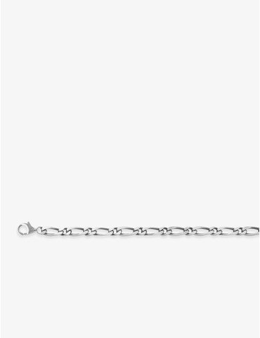 Collier chaîne alternée 1+1...
