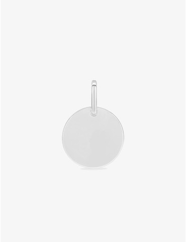 Pendentif rond argent 925 ‰...