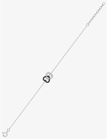 Bracelet cœur entrelacés en...