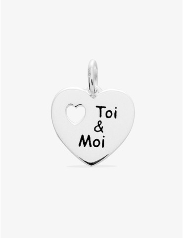 Pendentif cœur en argent...