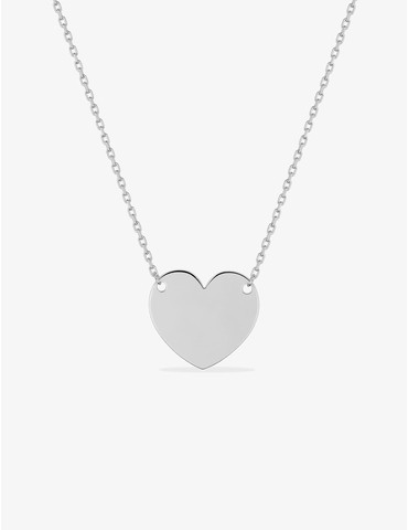 Collier cœur en argent 925...