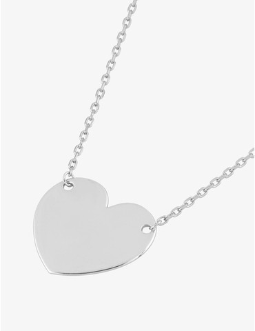 Collier cœur en argent 925...