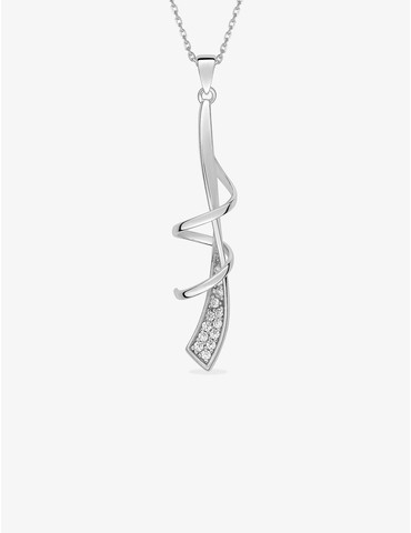 Collier pendentif en argent...