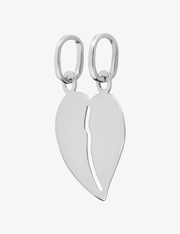 Pendentif cœur sécable en...