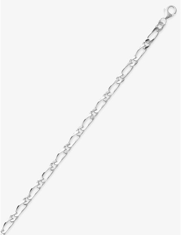 Bracelet chaîne alternée en...