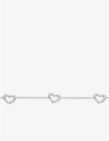 Bracelet cœurs en argent...