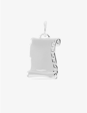 Pendentif parchemin argent...