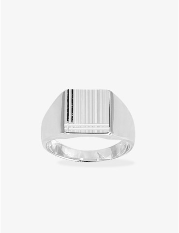 Chevalière en argent 925 ‰...