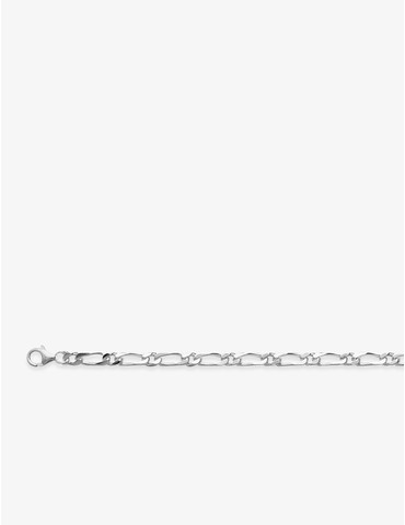Collier chaîne alternée 1+1...