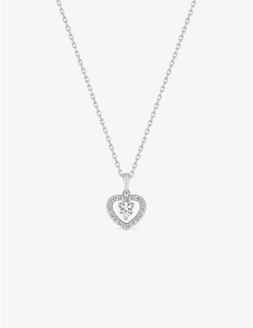 Collier motif cœur en...