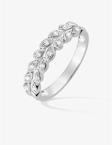 Bague fantaisie en argent...