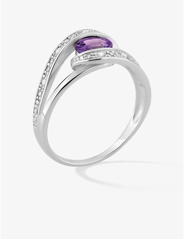 Bague en argent 925 ‰...