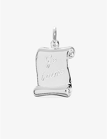 Pendentif parchemin "Je...