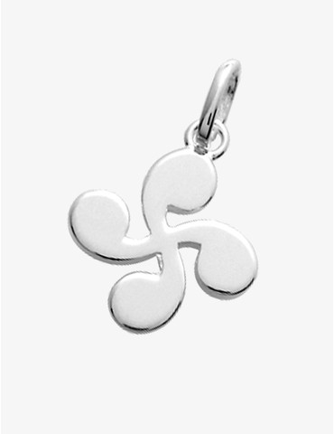 Pendentif croix basque en...