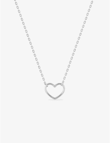 Collier cœur en argent 925‰...