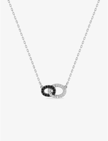 Collier argent 925 ‰ rhodié...
